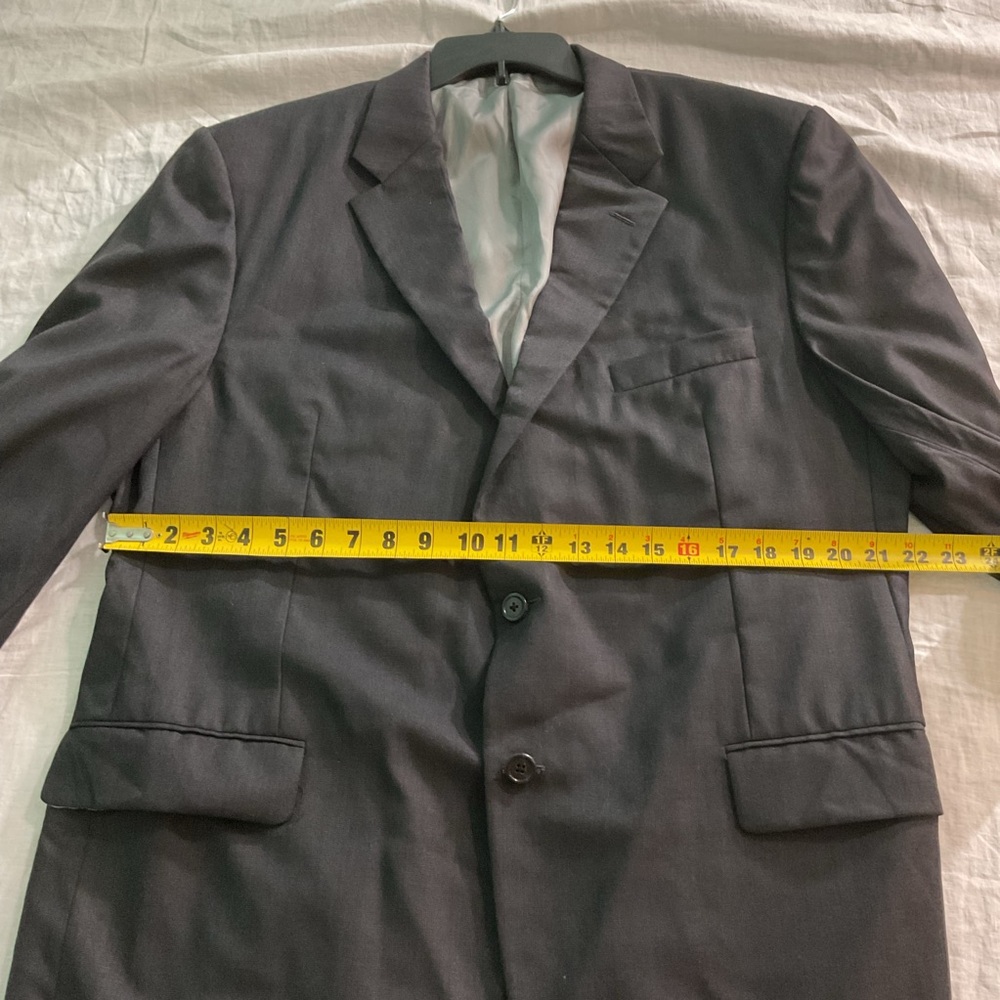 Hickey Freeman Loro Piana Madison Blazer Super 130's 100% Wool Mens 46 R USA - Picture 4 of 10